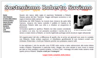Sosteniamo Roberto Saviano